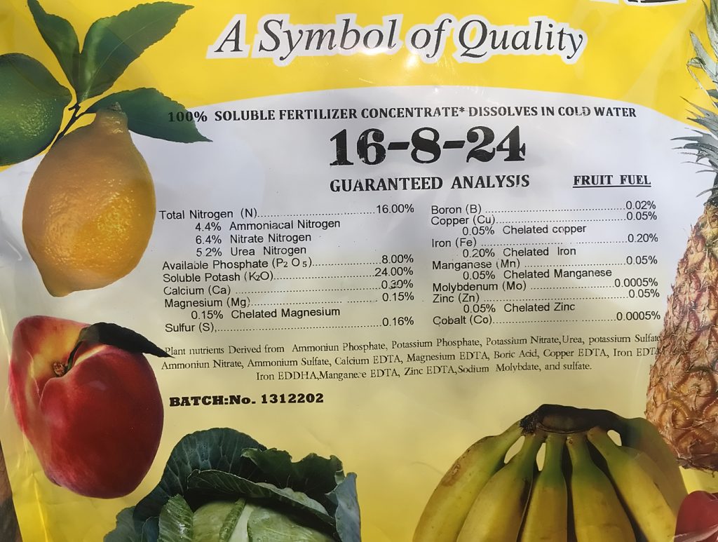 Fruit Fuel Fertilizer Dragon Fruit Plant Fertilizer 5lb Bag 16824